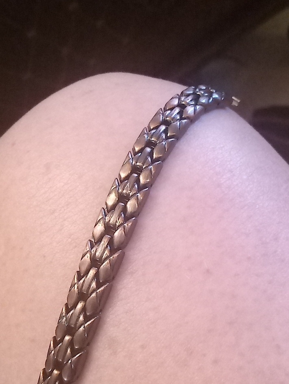 Men's Braided Copper Bracelet - Large Size
